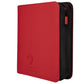 Card Guardian - Toploader 4 Pocket enhanced Binder with Zipper for 160 Cards - Side Loaded Pockets - Compatible with Sports and Trading Cards TCG (Red)