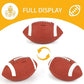 H&W Football Piggy Bank (Small Size) For Boys, Shatterproof Rugby Sports Themed Coin Bank, Super Bowl Gift For Kids