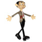 NJ Croce Mr. Bean Bendable Figure - Poseable Collectible Action Toy for Kids & Adults, Durable & Safe PVC Material