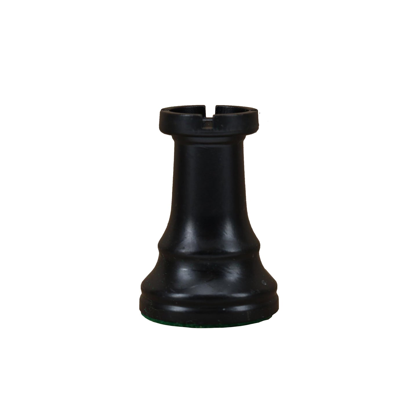 WE Games Dark Rook Replacement Chess Piece - Plastic, Felt Bottom, Classic Design, Model 04-1237