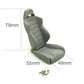 Raidenracing 1/10 Scale Realistic RC Crawler Truck Rubber Seats Chair SCX10 II III Wraith Body Accessories 2pcs