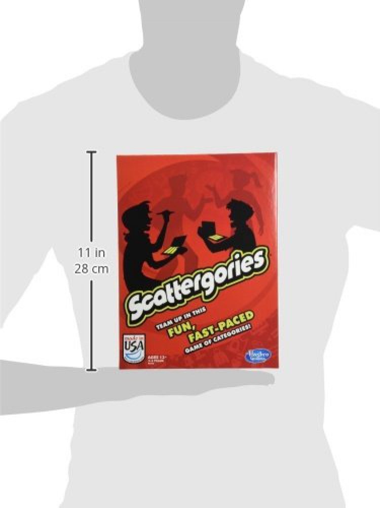 Hasbro Scattergories Board Game, Model Number A5226, Ages 13+