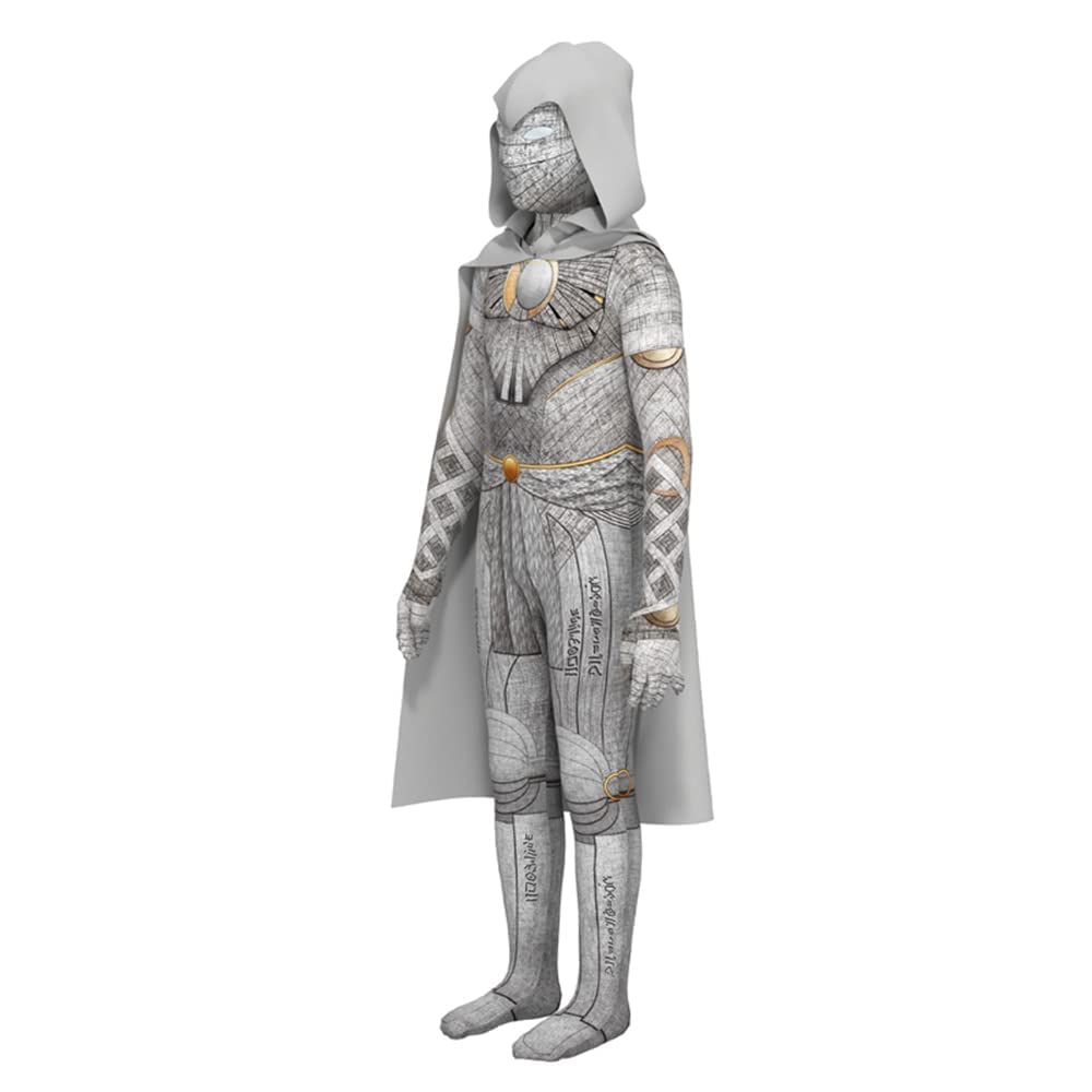 Maturead Kids Knight Costume 2024 Halloween Party Cosplay Outfits Jumpsuit Hooded Cloak For Boys