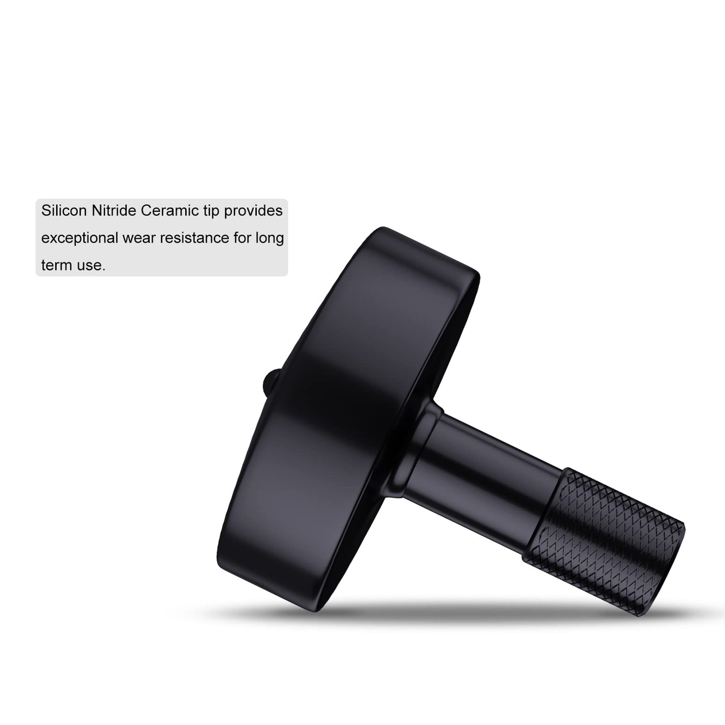 Djuiinostar Zirconium Spinning Top (Avg 5-8 Minutes), Cnc Machined From Solid Metal, High Precision Desk Toy, Waste Your Time Efficiently Dst-818