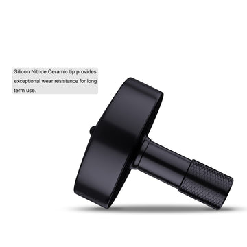 Djuiinostar Zirconium Spinning Top (Avg 5-8 Minutes), Cnc Machined From Solid Metal, High Precision Desk Toy, Waste Your Time Efficiently Dst-818
