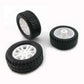 10pcs Toy Car Wheels 20mm Rubber Tire for DIY Model Accessories