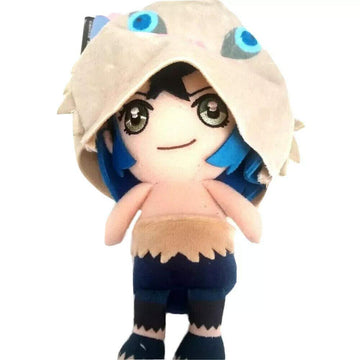 Bandai Demon Slayer Kimetsu No Yaiba Chibi Plush - Inosuke Hashibira