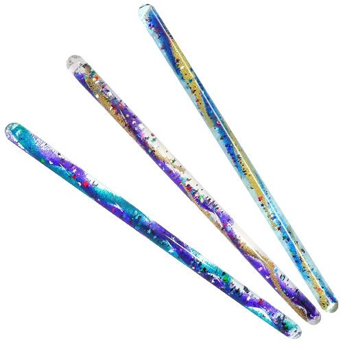 Spiral Glitter Wand Hand Fidget