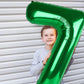 Dark Green 9 Balloon Number 40 Inch, Large Foil Mylar Balloons Decorations For 9 19 90 Birthday Party, Engagement, Wedding, Anni