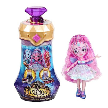Magic Mixies Pixlings. Unia The Unicorn Pixling. Create And Mix A Magic Potion That Magically Reveals A Beautiful 6.5' Pixling Doll Inside A Potion Bottle! Gifts For Kids, Ages 5+