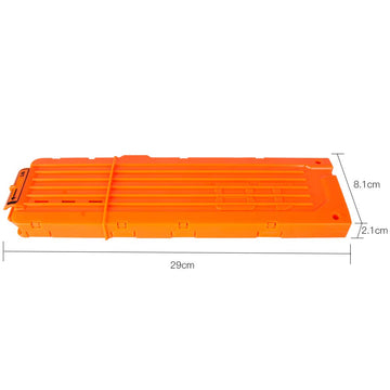 2 Pack 18-Dart Quick Reload Clip And 40 Dart Refill Pack For Nerf N-Strike Elite Series (Orange)