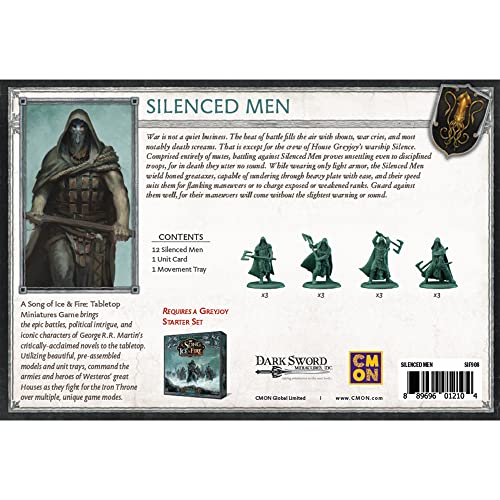CMON Silenced Men - Multicolor Plastic Game Model SIF1908