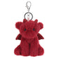Apricot Lamb Cute Toys Plush Red Dragon Dinosaur Stuffed Animal Soft Keychain For Kids Bag, Purse, Backpack, Handbag (Red Dragon，4.7 Inches)