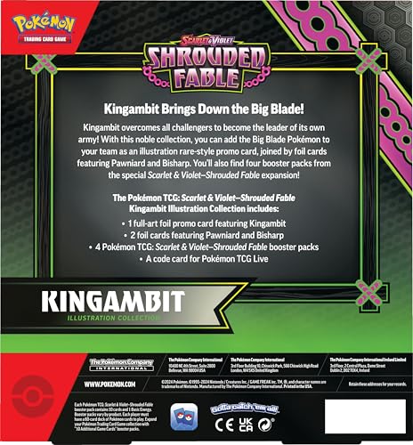 Pok  Mon Tcg: Scarlet & Violet - Shrouded Fable - Kingambit Illustration Rare Box - En