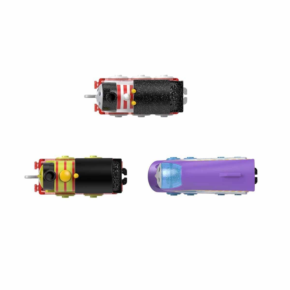 Thomas and Friends Toy Train 3-Pack, Color Changers, Diecast Thomas Percy and Kana Engines with Color Reveal in Warm and Cold Wa