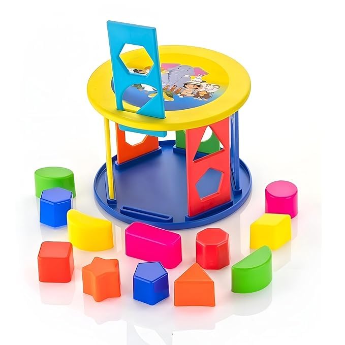 Toyshoppie Shape Sorting Cylinder Educational Activity Toy for Kids 2+