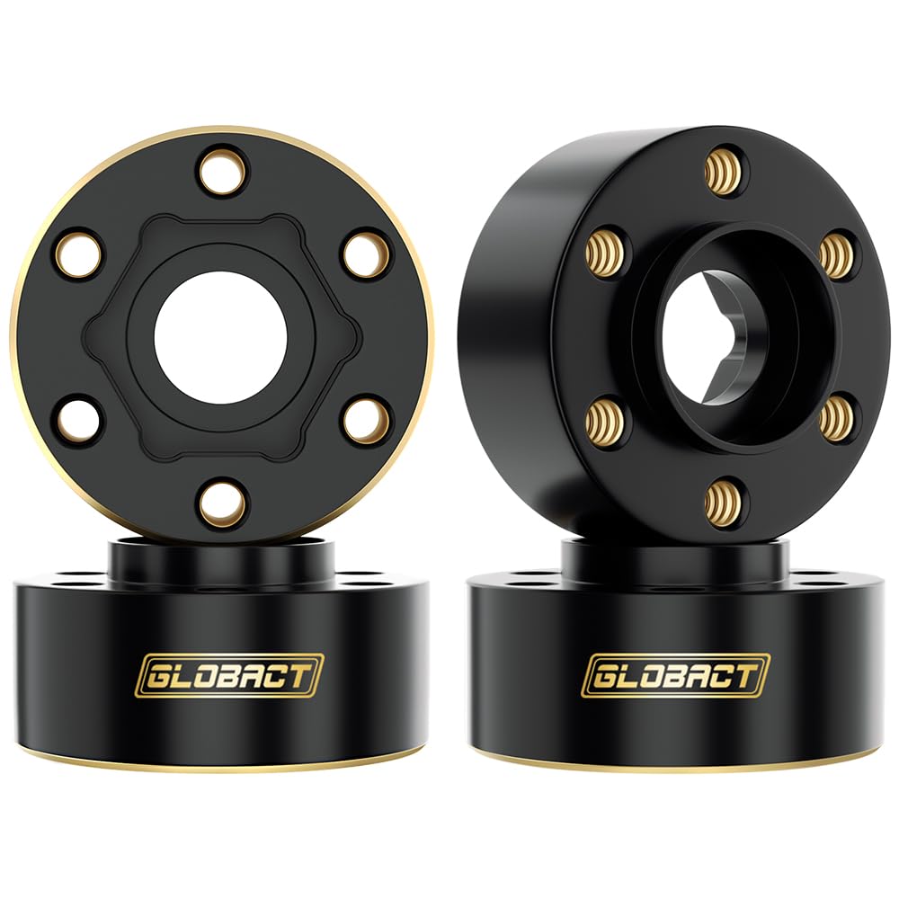 Globact Brass Weights 12Mm Hex Hub Extended Wheel Hex Hubs 78G Counterweight For 1/10 Trx4 Trx6 Axial Scx10 Ii Iii Redcat Gen7 G
