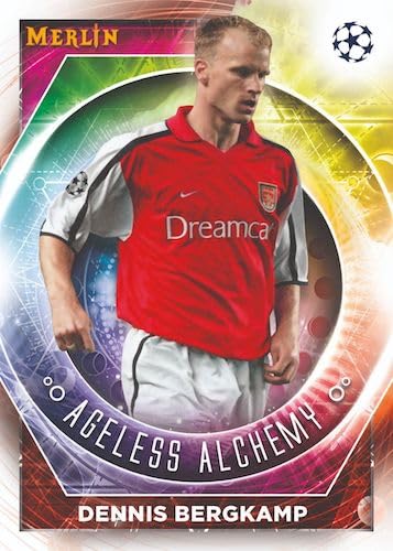 Topps Merlin Chrome UEFA Champions Soccer Card Blaster Box - 32 Multicolor Cards, Cardboard Material