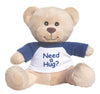 Hug-a-BooBoo 6 Inch Tan Plush Mini Teddy Bear with 'Need a Hug?' T-Shirt - Adorable Gift for All Occasions