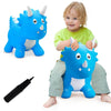 VangeBow Dinosaur Bouncy Horse for Toddlers, Inflatable Ride-On Hopper Toy, Medium Size, Softer PVC, Perfect for 1-5 Year Olds, Pump Included