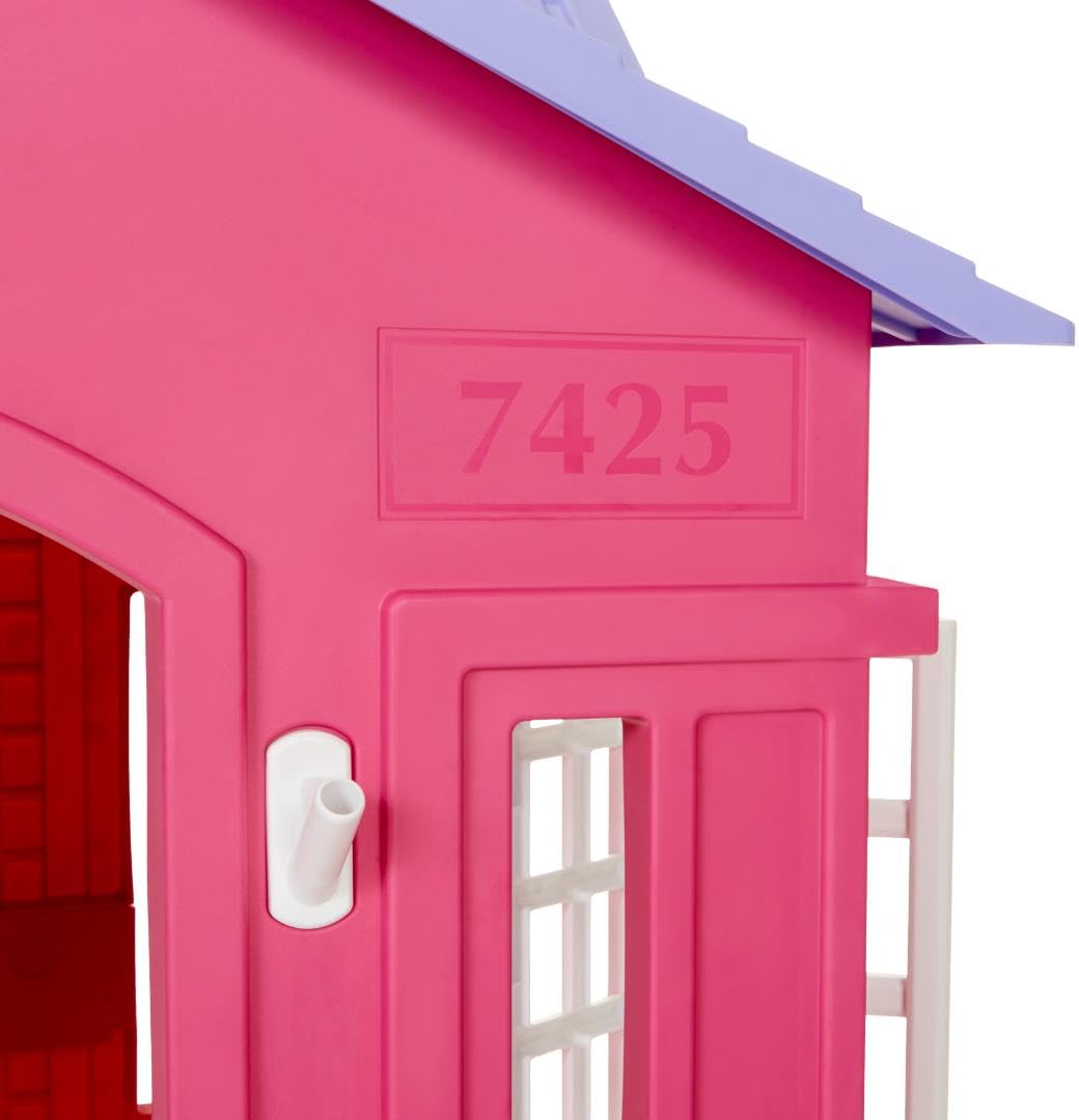 Little Tikes Cape Cottage Playhouse, Large Pink, Indoor/Outdoor, Working Doors/Windows, Model 653612M, for Toddlers 2+ Years
