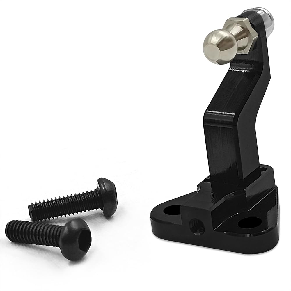 RCHUBAM 1Set Rear Bumper Tow Trailer Hook Hitch for 1/18 TRX4M Bronco Defender RC Crawler Car