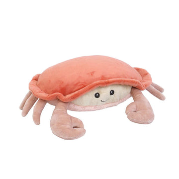 MON AMI Shy Crab Stuffed Animal Toy - 14   , Sealife Animal Gifts for Kids, Ocean Animal Toys for Children