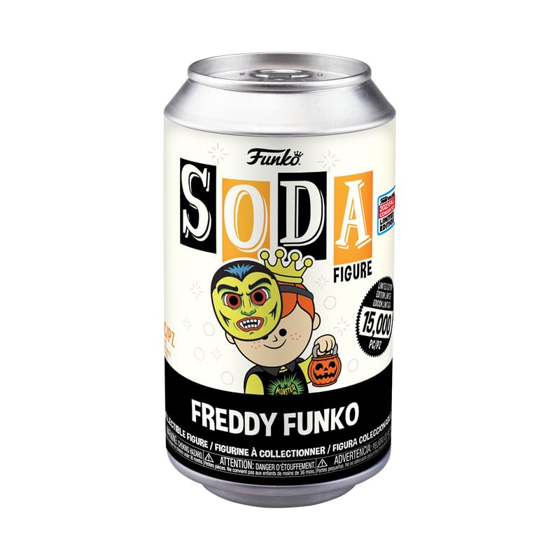 Funko Soda Vinyl Originals - Trick Or Treat Freddy Sealed Can With 1 In 6 Chance At Chase (Nycc 2023 Shared Exclusive)