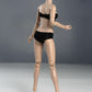 Roofworld 1/6 Scale Miniature Figure Body, 12Inch Pale Skin Super Flexible Joint Body Half-Pack Silicone Huge Bust Action Figure