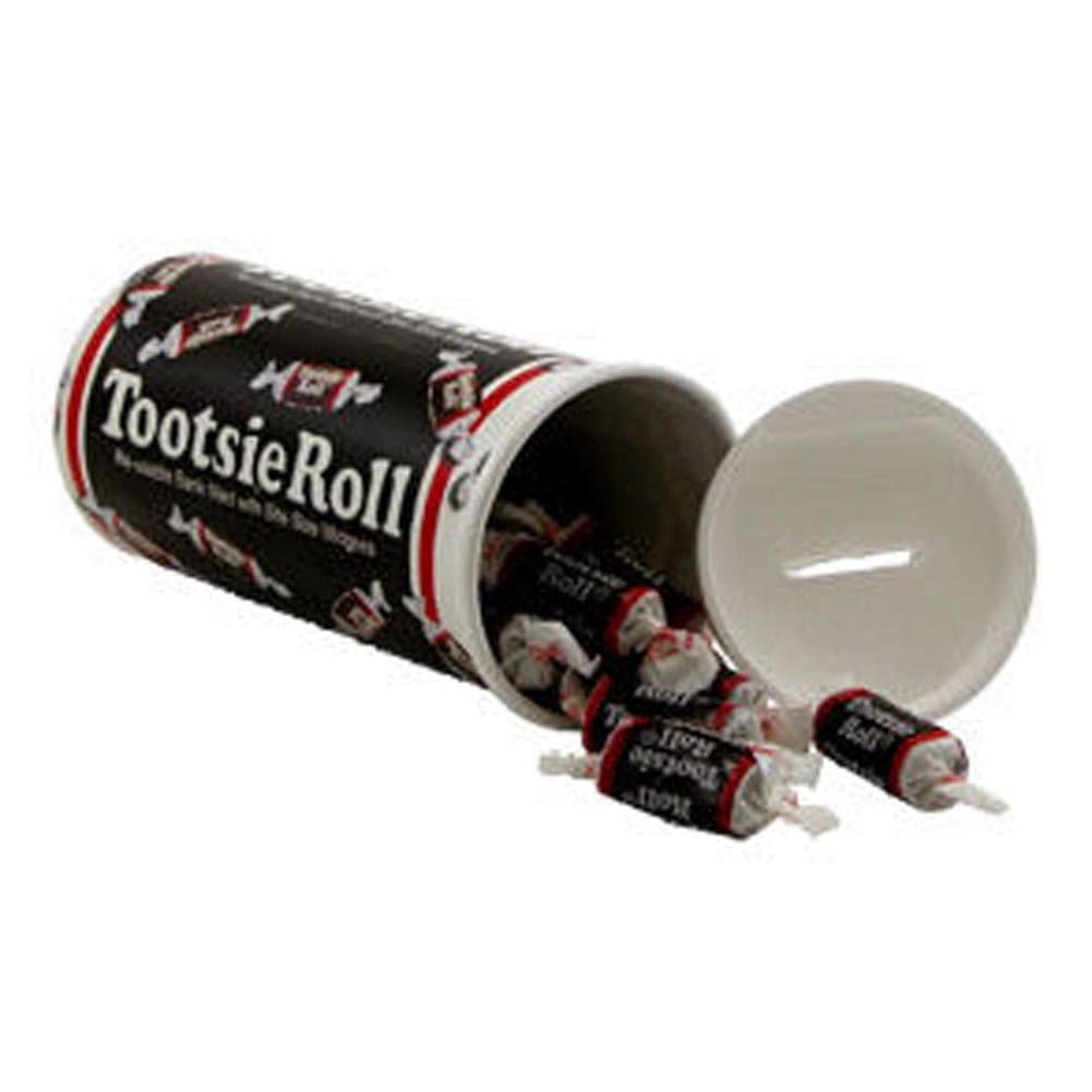 Tootsie Roll Bank, 4Oz (Pack Of 2)