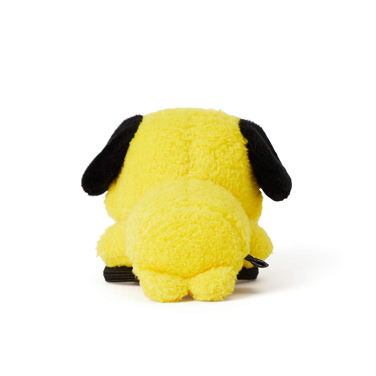 BT21 CHIMMY Character Plush Stuffed Animal Elastic Hair Tie Band Accessories for Girls, Yellow