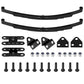 MOHERO Steel Leaf Springs Set HighLift Chassis Leaf Spring Suspension Set for 1/10 RC D90 Crawler Car Upgrade Parts