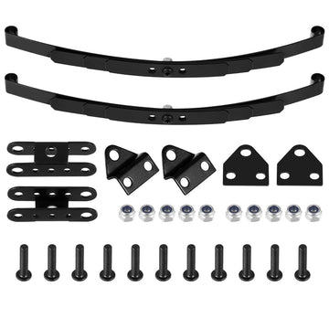 MOHERO Steel Leaf Springs Set HighLift Chassis Leaf Spring Suspension Set for 1/10 RC D90 Crawler Car Upgrade Parts