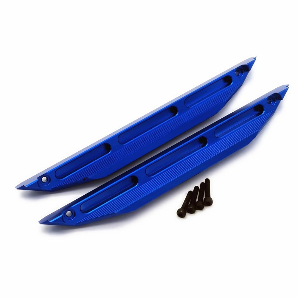 Aluminum Chassis Side Trail Bars Blue For Traxxas 1/10 Maxx 8923