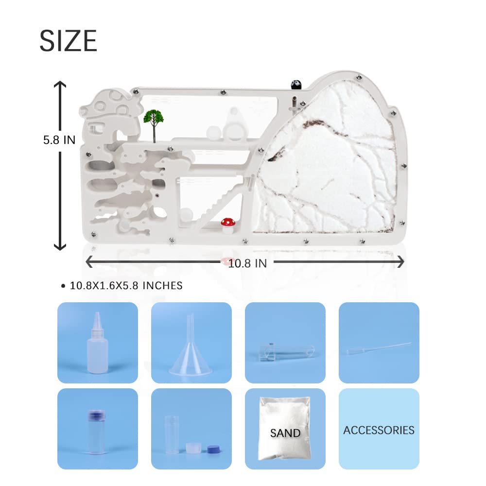 Ant Farm Castle, Ant Nest Farm For Live Ants, Ant Colony Observation Kit, Ant Habitat Science Learning Kit For Students Kids Chi