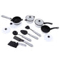 MERISHOPP11Pieces/Set PVCSimulation Kitchen Cookware Set Kids Kitchen Toys White|Toys & Hobbies | Preschool Toys & Pretend Play 
