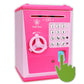 Litpggy Kids Safe Bank With Fingerprint Password Talking Atm Piggy Bank For Real Money Toy Gift For 5-14 Years Old Boys Girls