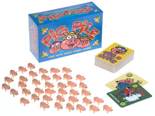 R&R Games Pig Pile, Card Game, Kids Card Game
