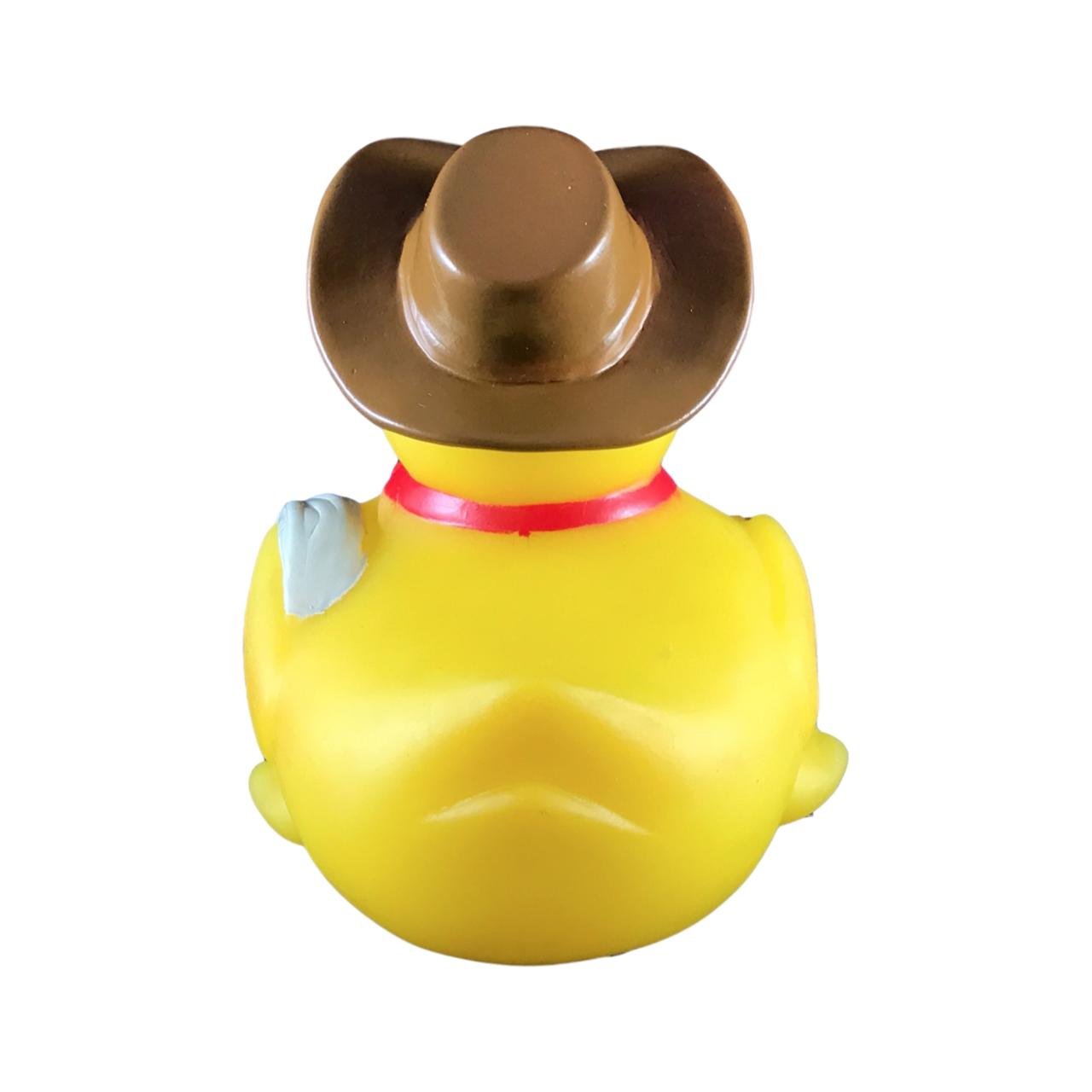 Ducky City 3' Cowboy Rubber Duck [Sealed Hole, No Mildew] - Baby Safe Bathtub Bathing Toy