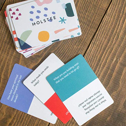 Holstee Reflection Cards - A Deck Of 100+ Questions To Spark Meaningful Connections And Conversations