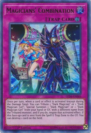 Magicians ' Combination - Led6-En005 - Ultra Rare - 1St Edition