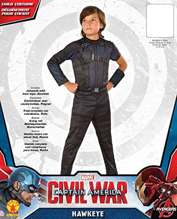 Rubie'S Costume Captain America: Civil War Hawkeye Value Child Costume, Large , Black