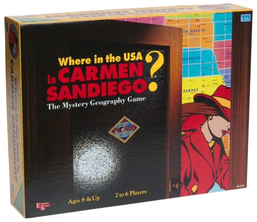 Where In The Usa Is Carmen Sandiego? (Board Game)