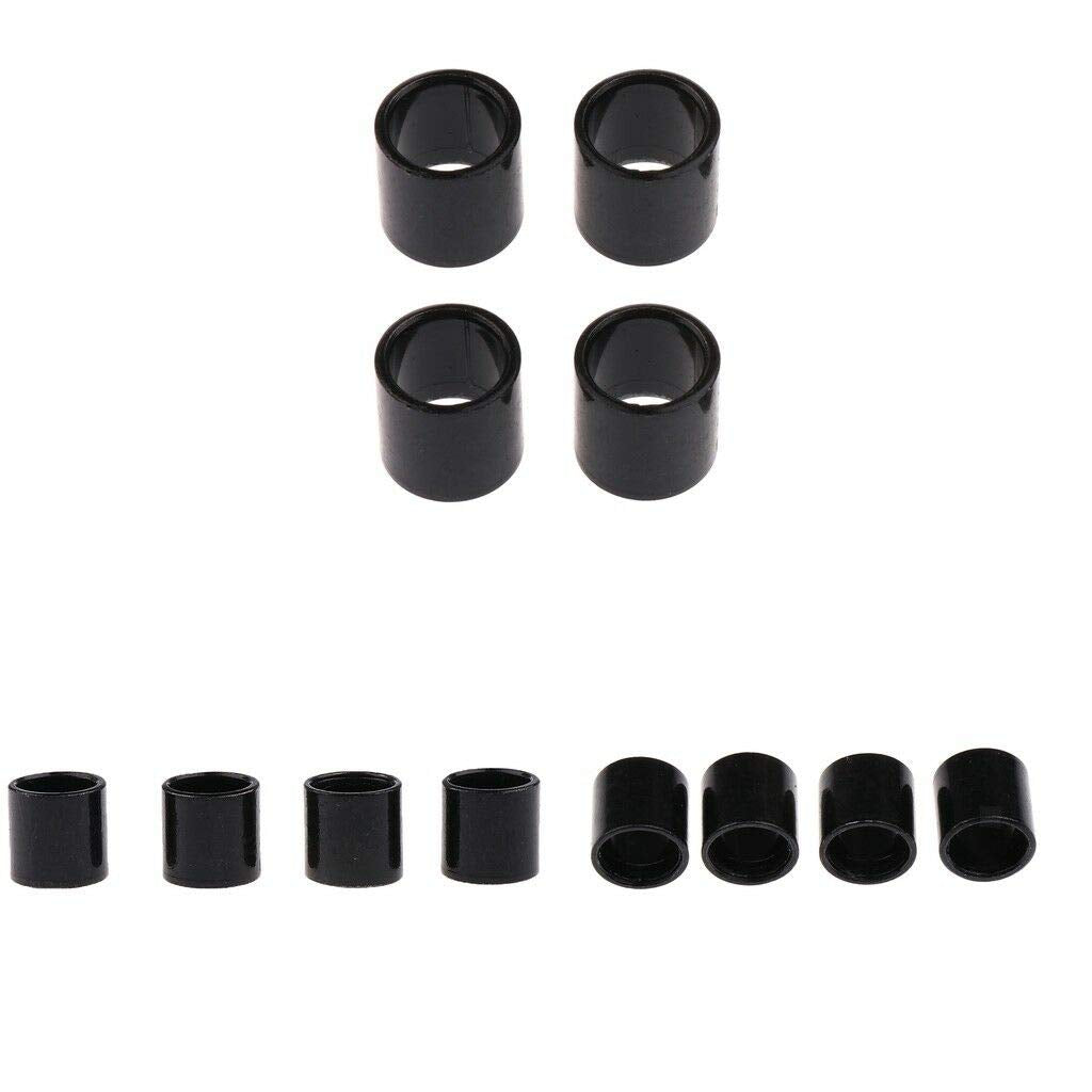 12pcs High Strength Aluminum Longboard Skateboard Bearing Spacers 10 x 10mm