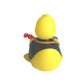 3' Rock N' Roll Rubber Duck [Floats Upright] - Baby Safe Bathtub Bathing Toy