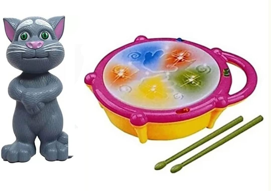 Taking Tom Cat And Musical Drum Toy_001