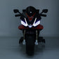 24V Kids Motorcycle Aprilia Licensed Electric Motorcycle for Kids Top Speed to 10MPH with Long Battery Life, Thread Wheels, Trai