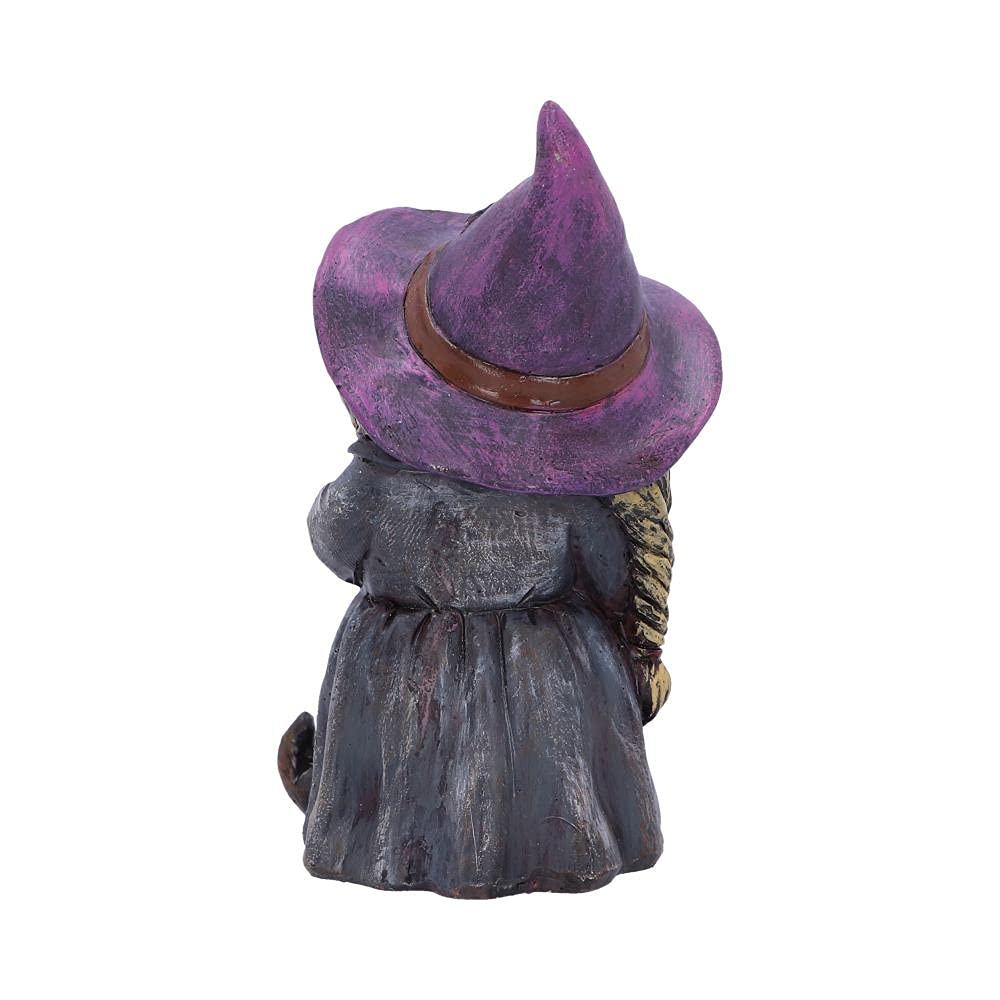 Nemesis Now D5049R0 Double Small Witch And Cauldron Figurine, Polyresin, Black, 9.7Cm