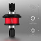 GLOBACT Steel 43T Differential Active F/R Diff Set with 10T Input Gear for Arrma 1/7 Infraction Felony Limitless Fireteam Mojave