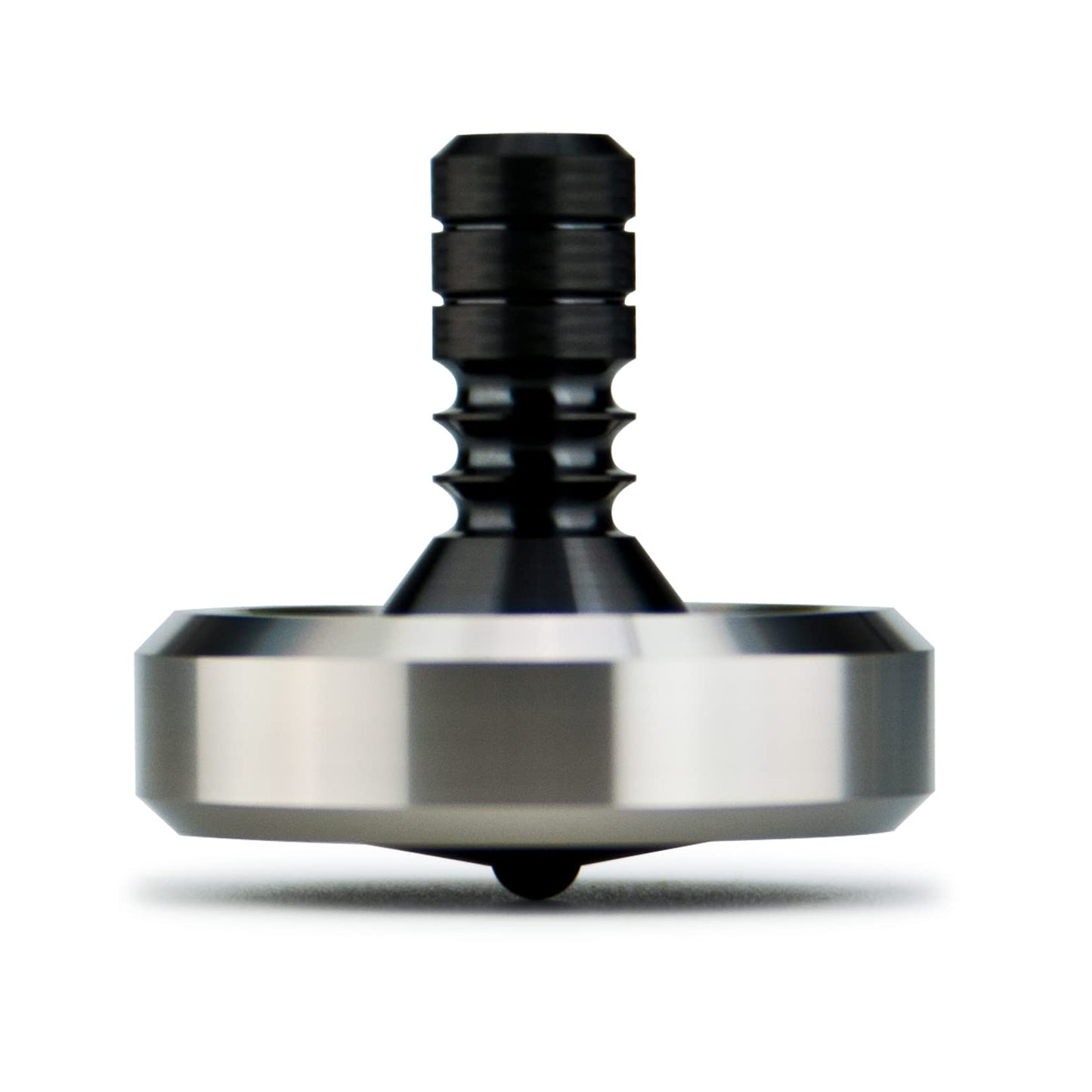 DjuiinoStar enhanced Spinning Top  Stainless Steel Collar with Zirconium Stem  8-10 Minutes  High Precision EDC Desktop Toy DST-813R